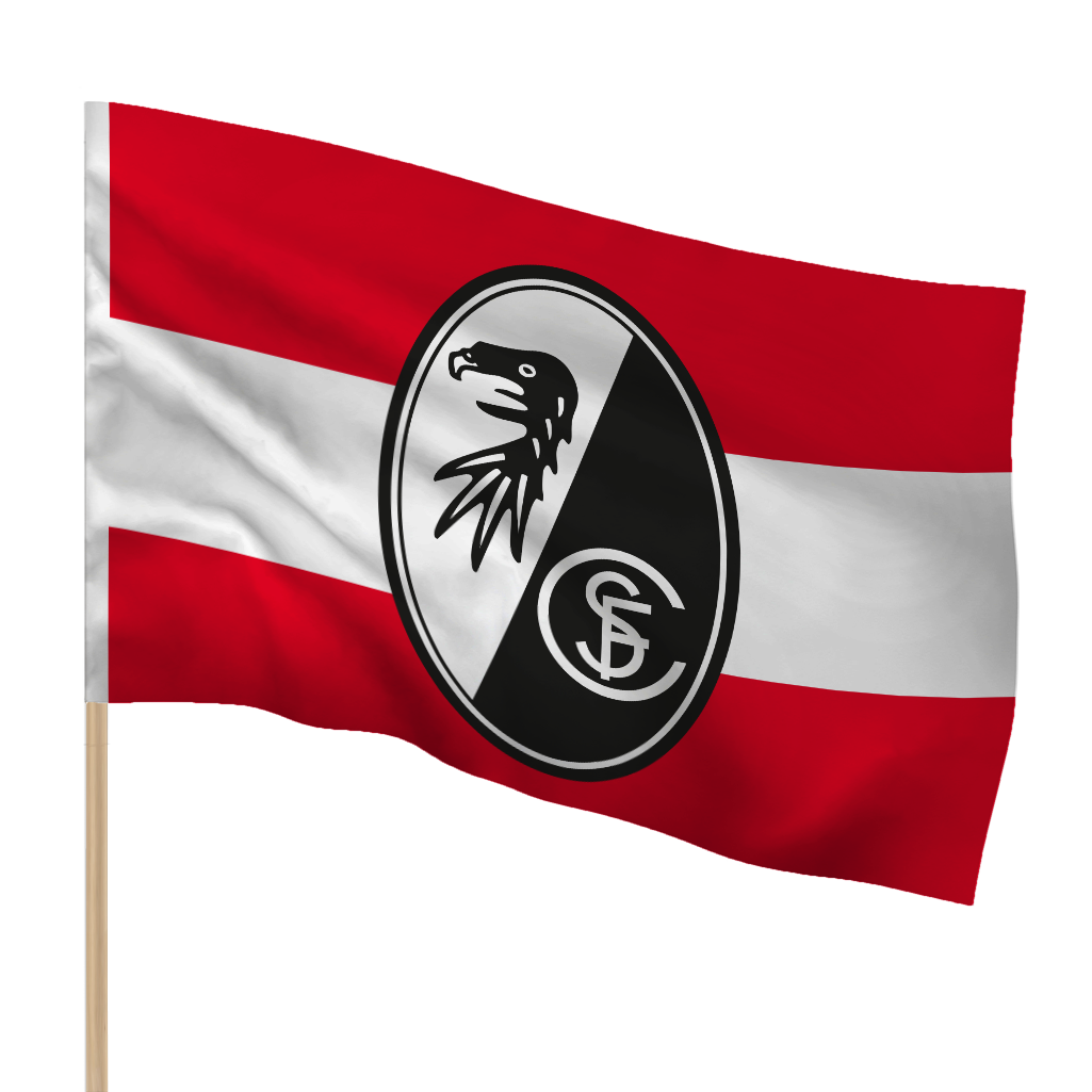 Zimmerflagge Fahne SC Freiburg YNWA Flagge 60 x 90 cm 